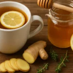 Filiżanka herbaty z cytryną, imbirem i miodem – naturalne sposoby na ból gardła