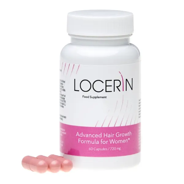 Locerin jest wieloskładnikowym suplementem diety hamującym wypadanie włosów u kobiet